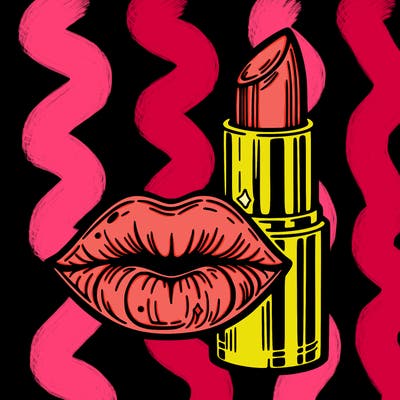 lips and lipstick