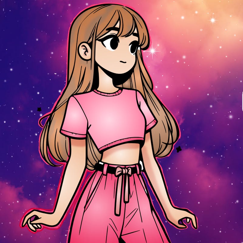 girl in a cute crop top