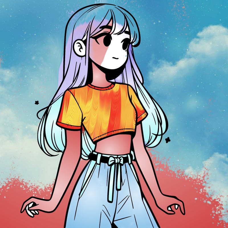 girl in a cute crop top