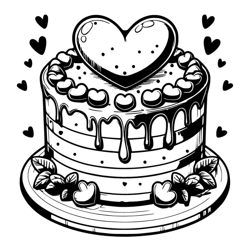 realistic heart cake