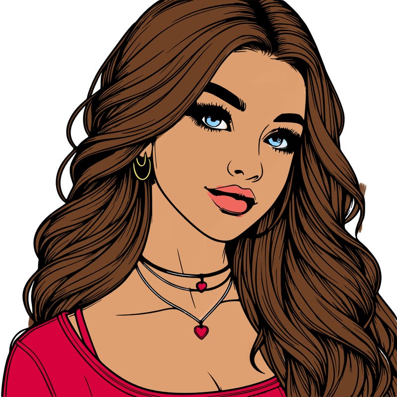 detailed realistic girl