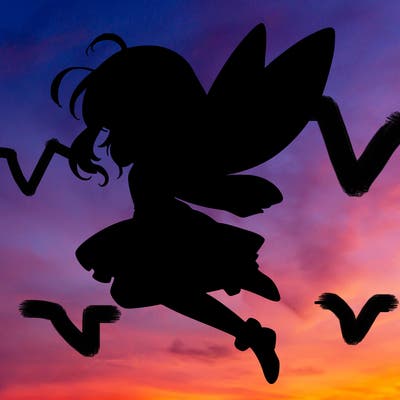 manga fairy flying