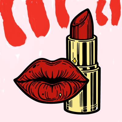 lips and lipstick
