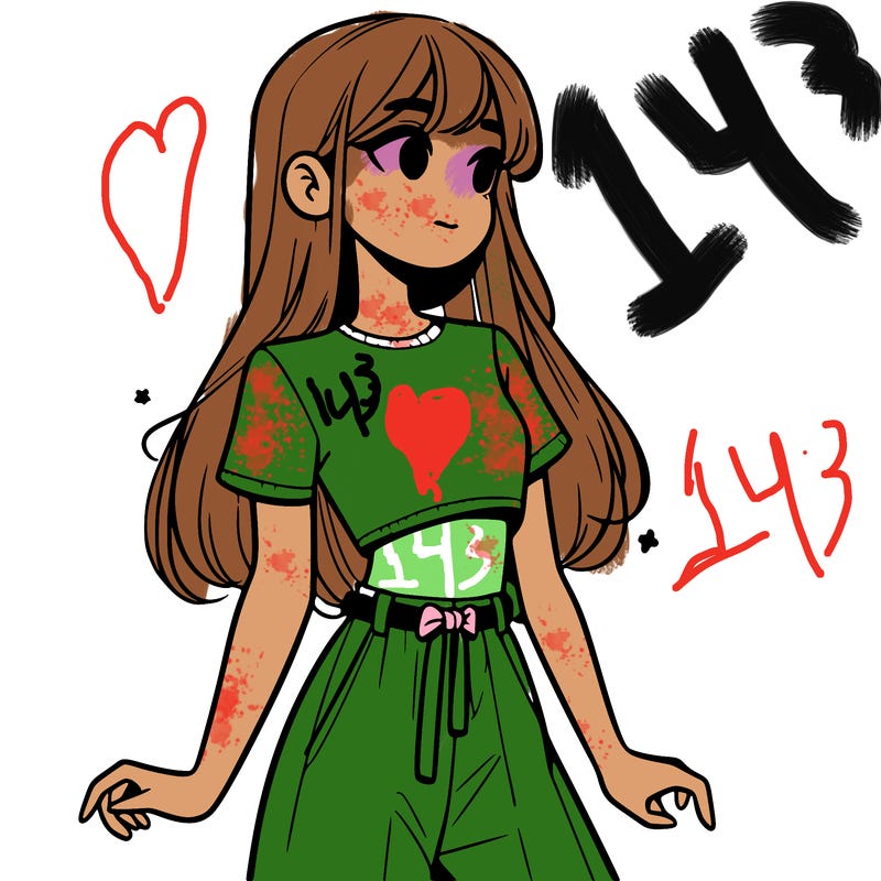 girl in a cute crop top