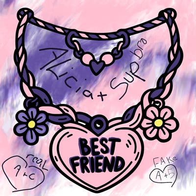best friend necklace