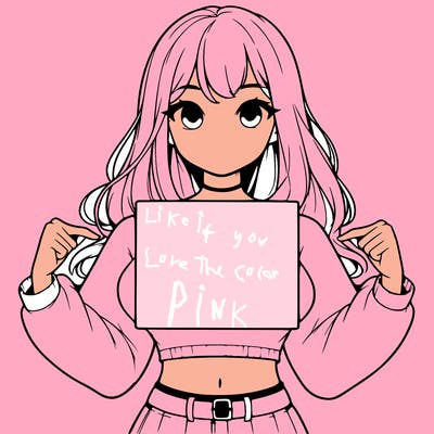 girl holding a blank sign in a long sleeve crop top