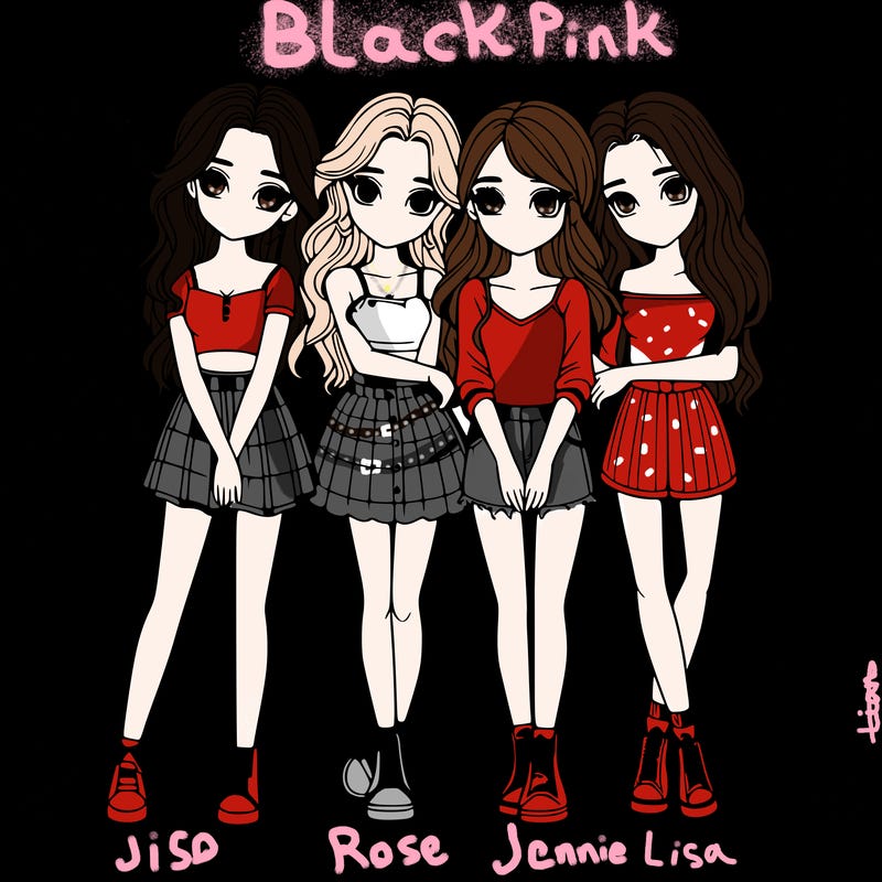 a group of girls realistic