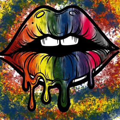 lips that look realistic and drip