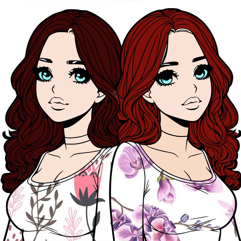 realistic twin sisters