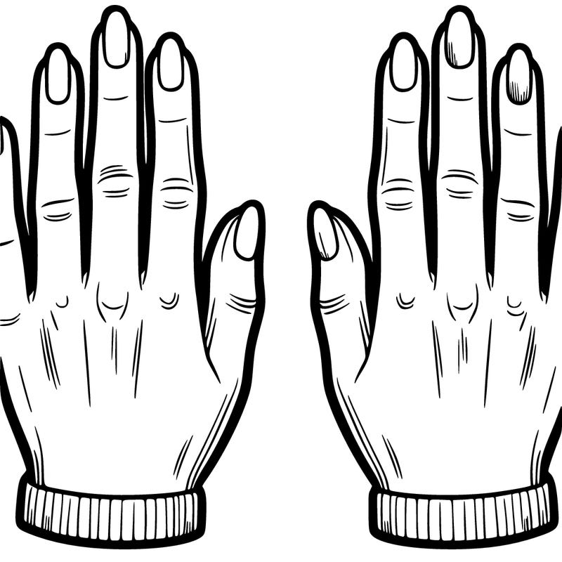 hands with fingernails