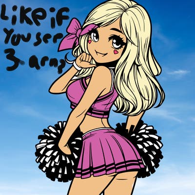 realistic cheerleader