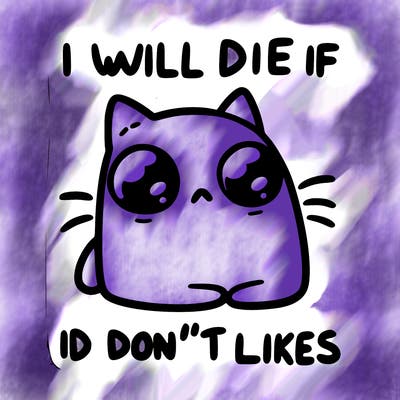 a cat that will die if we don’t get 10 likes