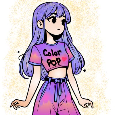 girl in a cute crop top