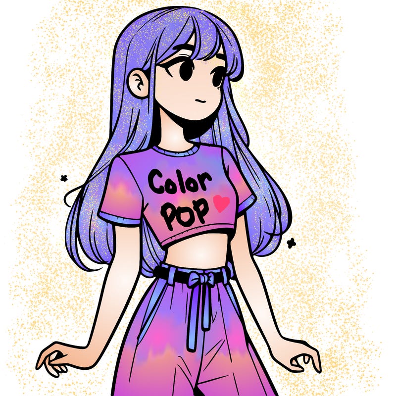 girl in a cute crop top