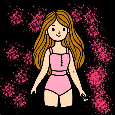 girl in bathing suit