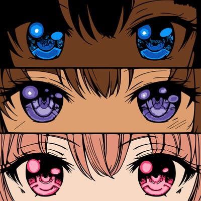 anime eyes