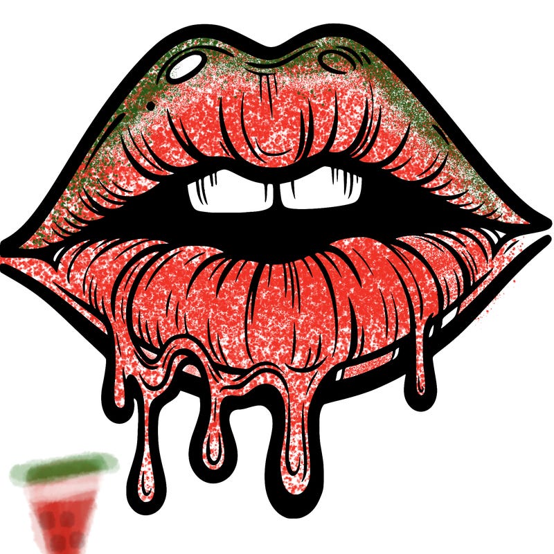 lips that look realistic and drip