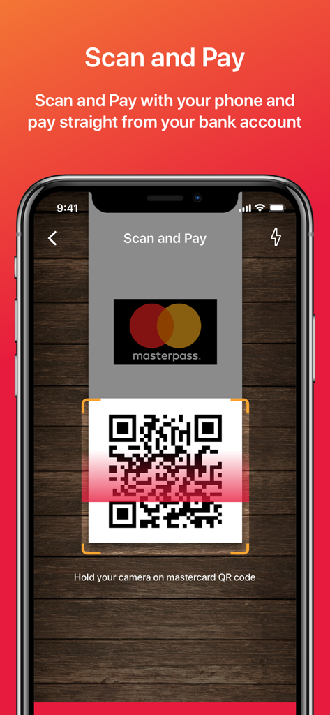 DTB Tanzania 24/7 - DTB Tanzania mobile app scan and pay feature with QR code scanner for Masterpass payments