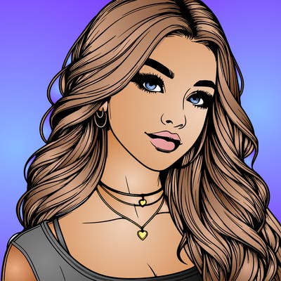 detailed realistic girl