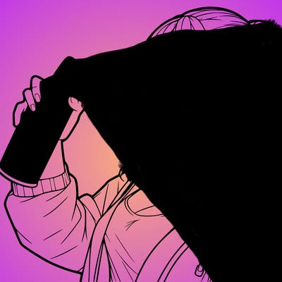 a realistic girl spray, painting