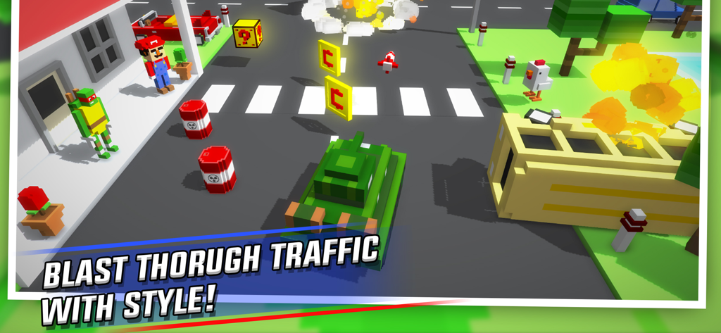 Crossy Brakes : Blocky Racer - Games App | MWM