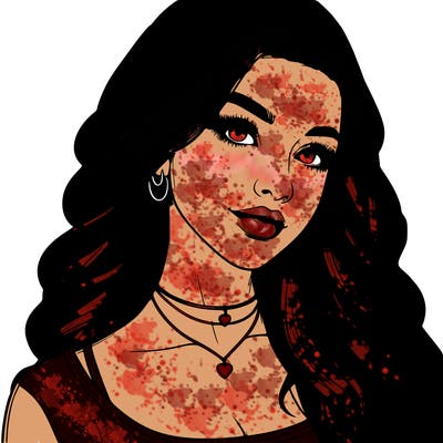 detailed realistic girl