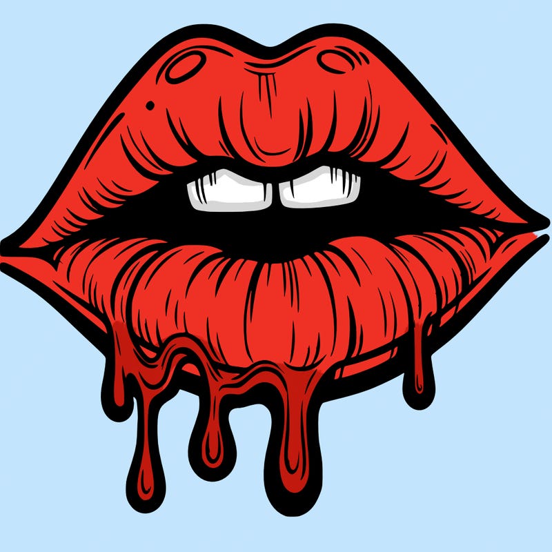 lips that look realistic and drip