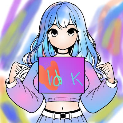 girl holding a blank sign in a long sleeve crop top