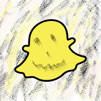 make me a plain snapchat logo