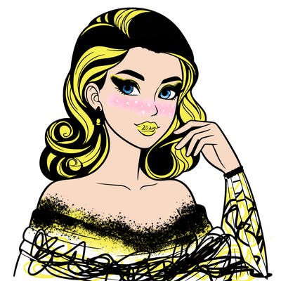 an elegant woman