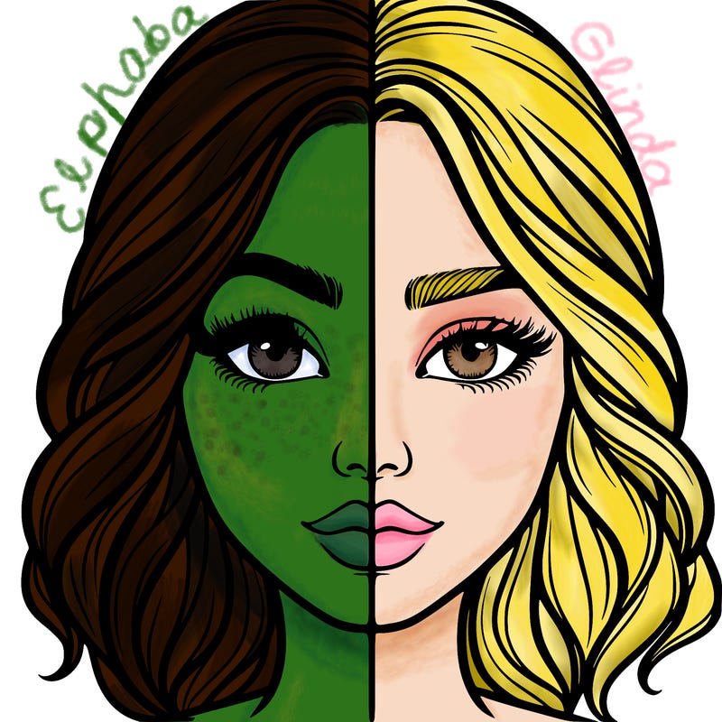 realistic girl split half