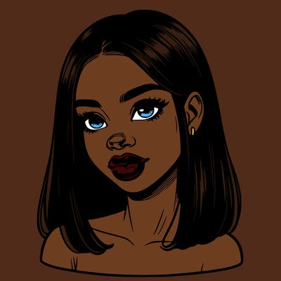 realistic black girl