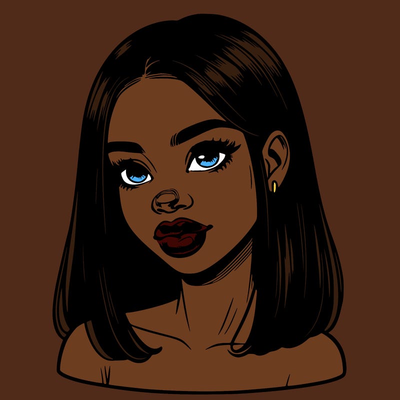 realistic black girl