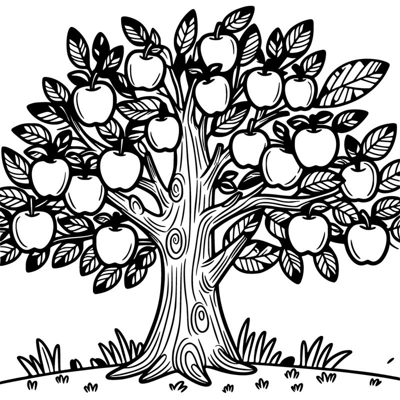 an apple tree
