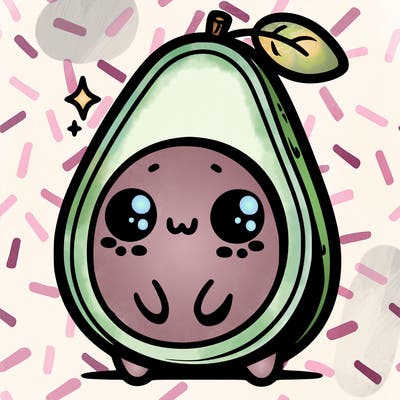cute avocado