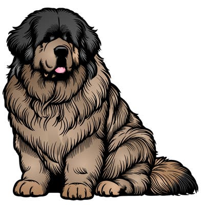 realistic newfoundland dog