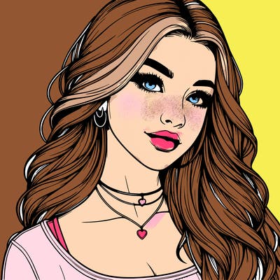 detailed realistic girl