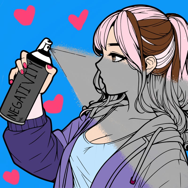 a realistic girl spray, painting