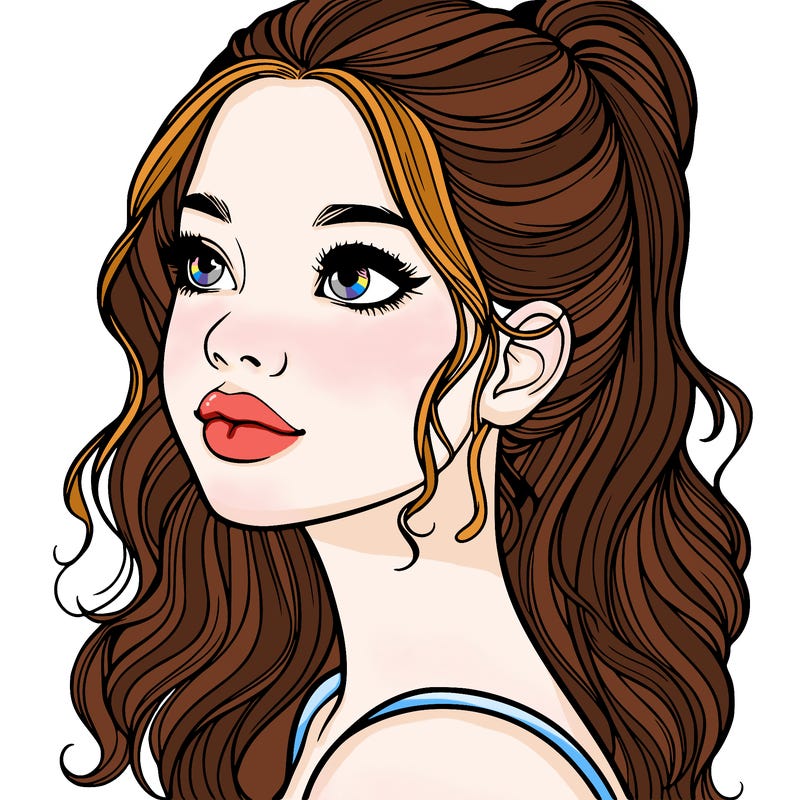 beautiful realistic girl