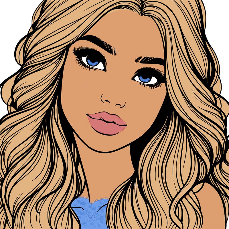 beautiful realistic girl