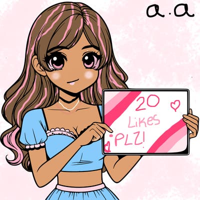 realistic pretty girl holding blank sign