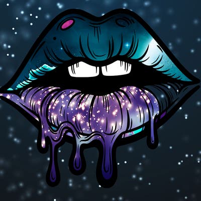 lips that look realistic and drip