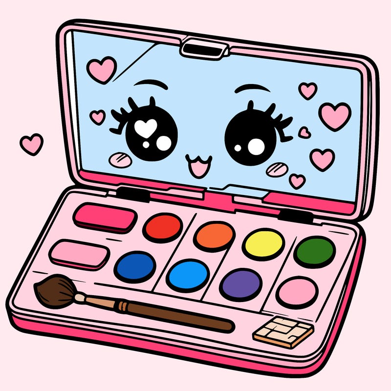 makeup pallet
