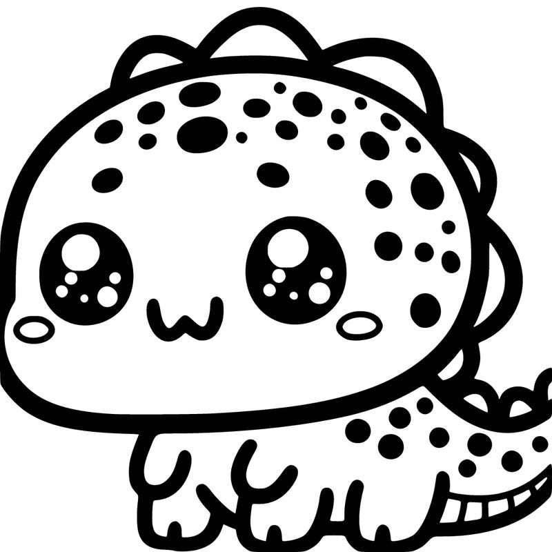 kawaii dinosaur