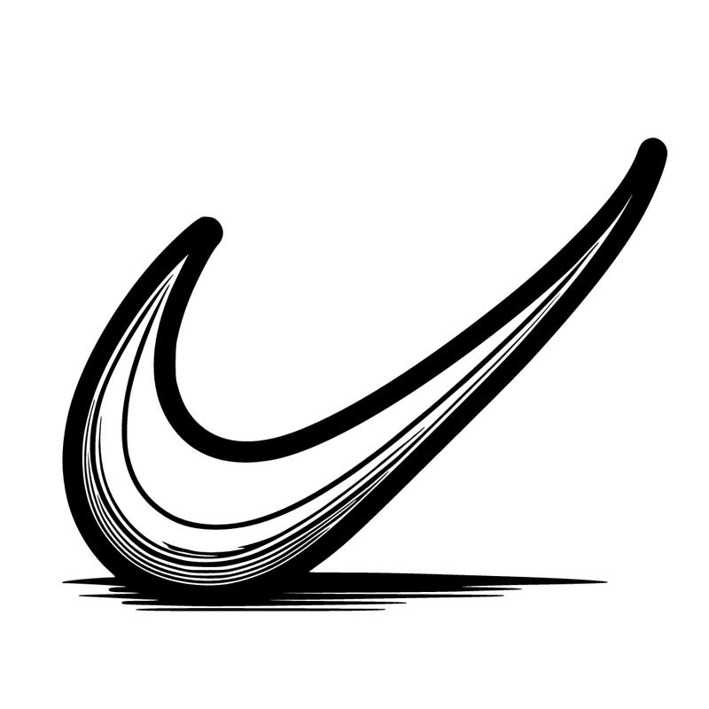 a blank nike sign