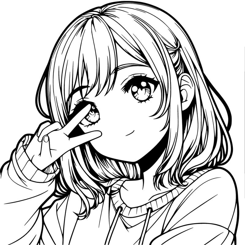 girl realistic anime