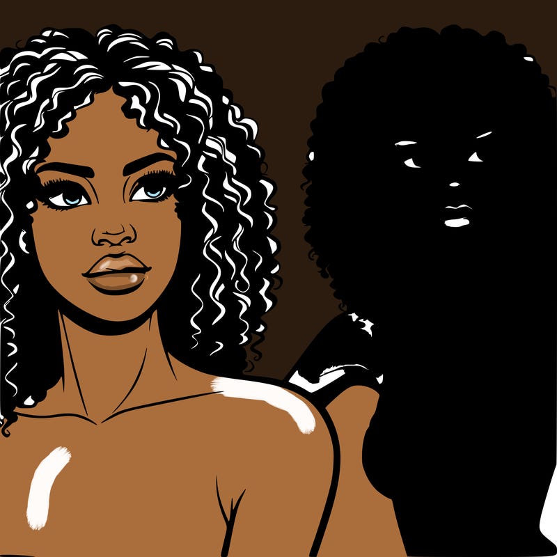 realistic black woman