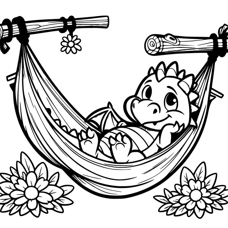 dragon in hammock
