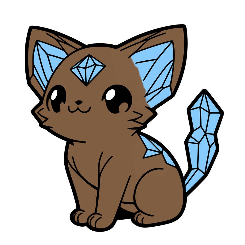 crystal kitten
