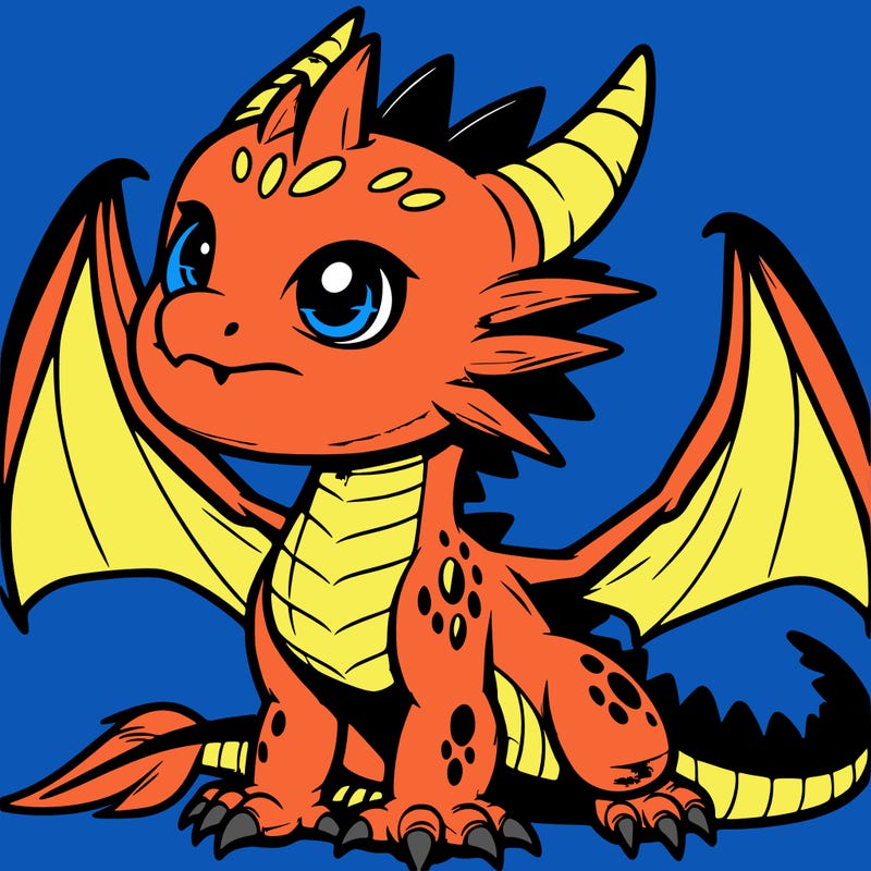 fierce baby night dragon